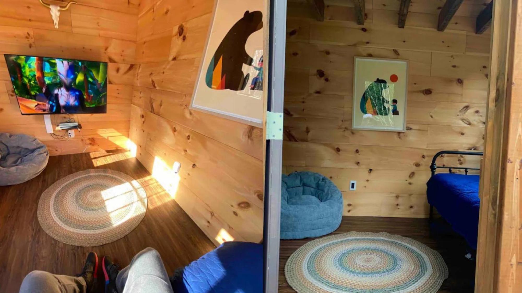 Treehousejacuzzi Sauna Pool Lake Ev Gymgame Chalet