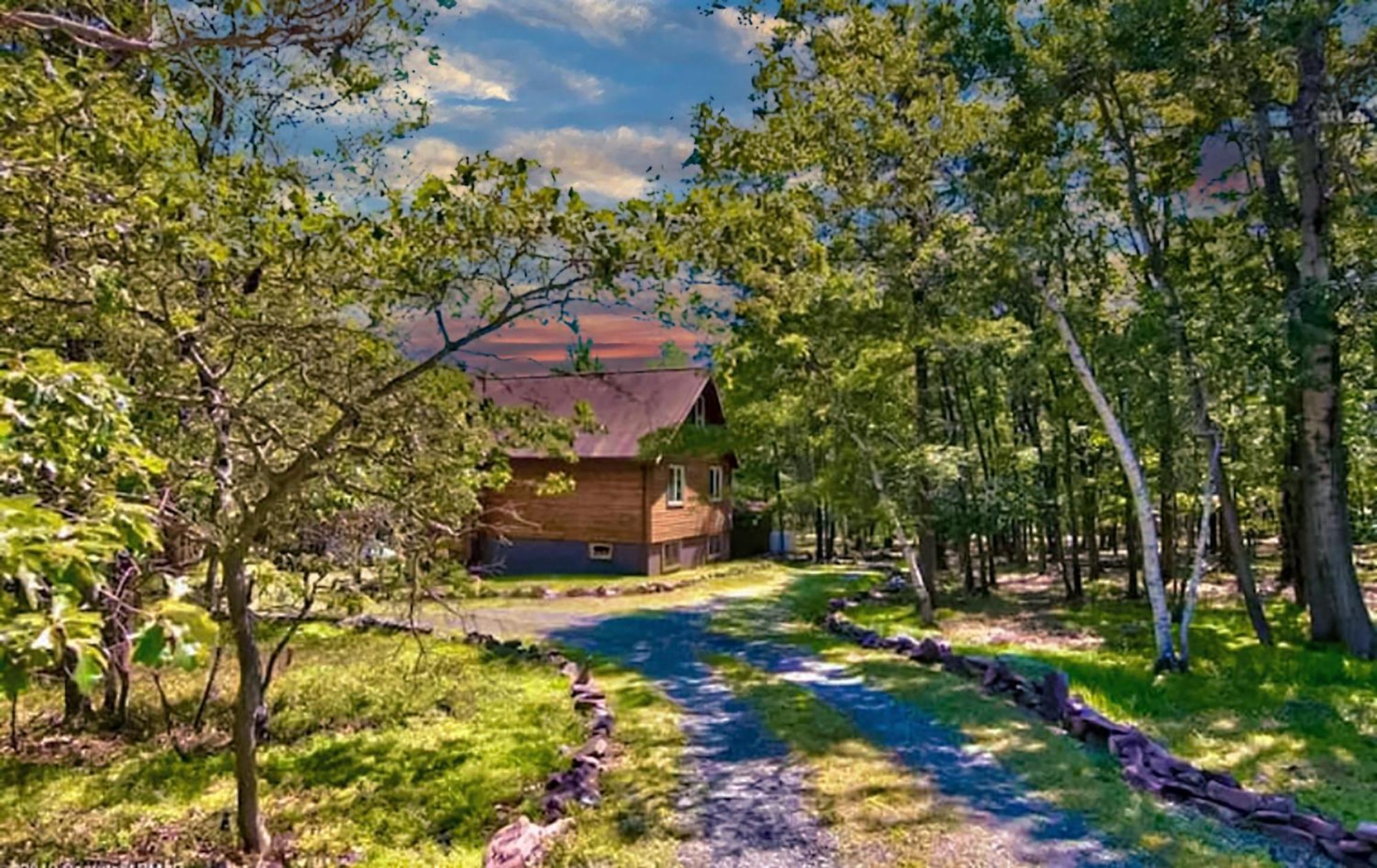 Treehousejacuzzi Sauna Pool Lake Ev Gymgame Albrightsville